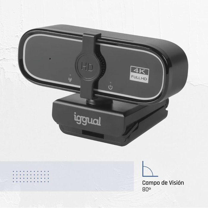 Webcam iggual IGG319949 4K Ultra HD