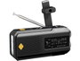 Sandberg Survivor Radio All-in-1 2000 - Radio AM/FM portable avec panneau solaire, power bank 2000 mAh, lampe de poche et manivelle