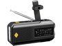 Sandberg Survivor Radio All-in-1 2000 - Radio AM/FM portable avec panneau solaire, power bank 2000 mAh, lampe de poche et manivelle