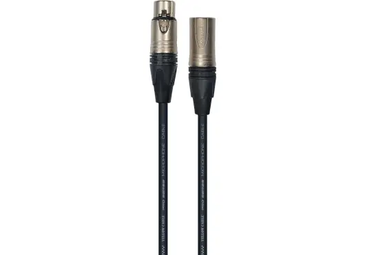 YELLOWCAB Câble XLR 6 mètres Mâle vers Femelle avec Connecteurs Neutrik pour Microphone YELLOWCAB Câble XLR 6 mètres Mâle vers Femelle avec Connecteurs Neutrik pour Microphone