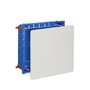 Solera 324gw Boîte de jonction et dérivation pour cloison creuse 250x250x50 mm PVC bleu/blanc