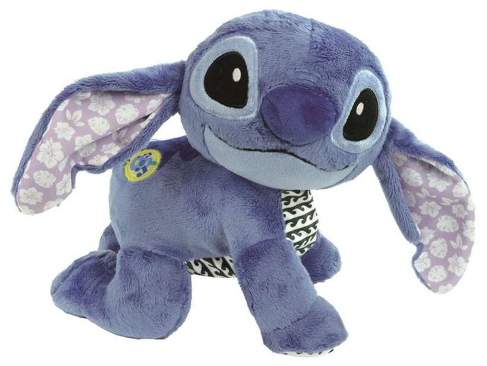 Clementoni - Peluche interactive Stitch Gateos avec sons, 26x23x16 cm