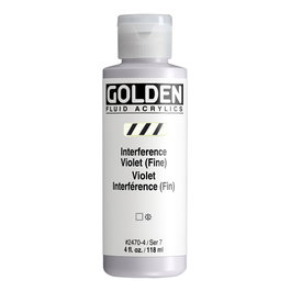 Golden Fluid Acrylics Violette Interférence (Fine) 118ml
