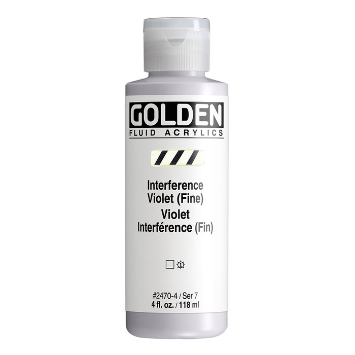 Golden Fluid Acrylics Violette Interférence (Fine) 118ml Golden Fluid Acrylics Violette Interférence (Fine) 118ml
