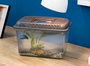 MASCOW Aquarium Grande Blanc Transparent 7 L avec Poignées