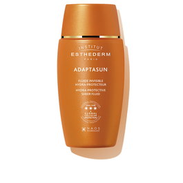 Institut Esthederm Crème Solaire Fluide Adaptasun, Soin Visage Anti-Âge à l'Eau Cellulaire, SPF 50+, Protection Globale UVA/UVB, Texture Invisible Non Grasse, 40 ml