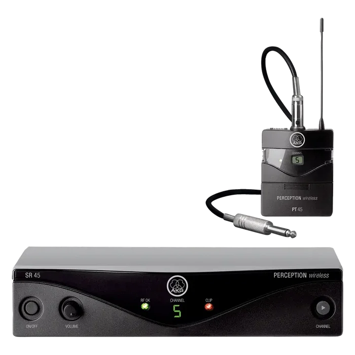 AKG Système sans fil UHF Band D avec étui et récepteur pour instrument