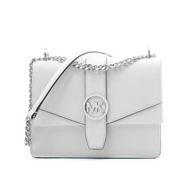 Sac à Bandoulière Michael Kors Greenwich Blanc 20 x 18 x 6 cm