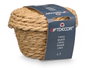 Giftdecor Cesto Tapa Redondo Peq Natural 14x11x14 cm Fibre Naturelle Totora (Set de 12)