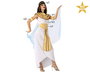 Déguisement femme adulte Cléopâtre reine d'Égypte - Blanc - Taille XL - avec diadème, collier et bracelets