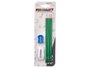 Pincello Lot de 3 crayons fluo avec gomme et taille-crayon en bois, plastique et métal 24,5x8x1,2 cm (Set de 48)