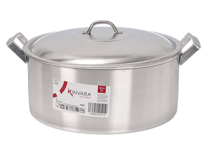 KINVARA Cacerola en aluminium 25 L - Plata KINVARA Cacerola en aluminium 25 L - Plata