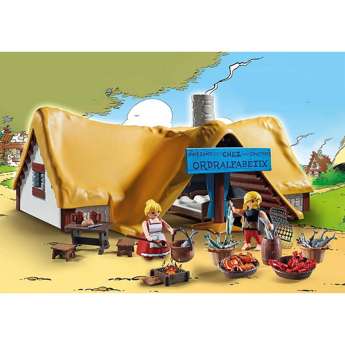 Playmobil Astérix Cabane d'Ordralfabétix 71266