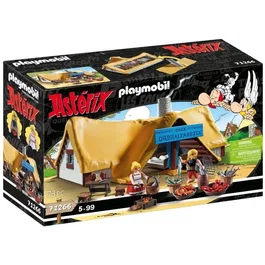 Playmobil 71266 - Astérix - Maison de Village d'Ordralfabétix et Iélosubmarine, avec Personnages et Accessoires, Jeu de Construction, Jouet pour Enfants dès 5 Ans