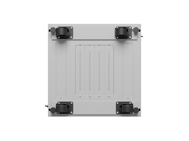 Lanberg Armoire rack 19 pouces 15U 600x600 gris avec porte en verre et LCD