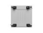 Lanberg Armoire rack 19 pouces 15U 600x600 gris avec porte en verre et LCD