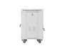 Lanberg Armoire rack 19 pouces 15U 600x600 gris avec porte en verre et LCD
