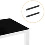 Emuca Ensemble de mécanismes de levage pour tables basses, permette elevare la mesa 192mm, Acier, Peint en noir