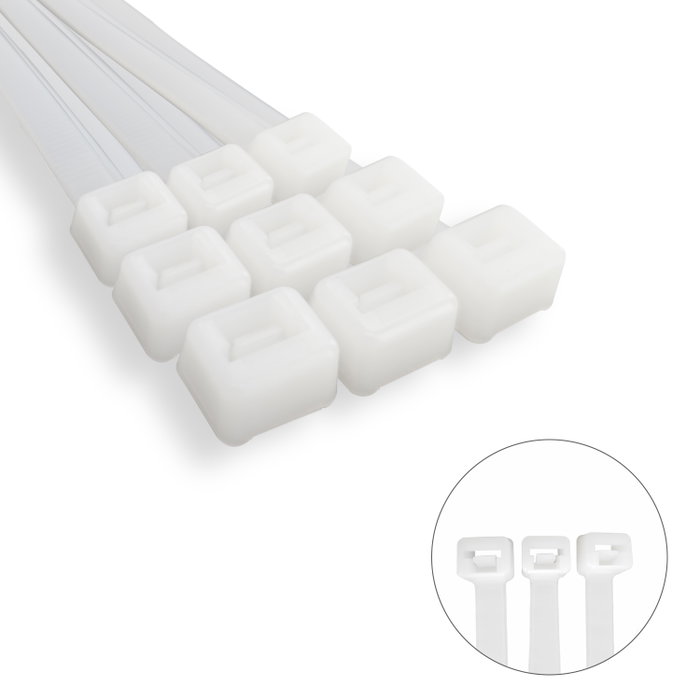 WOLFPACK LINEA PROFESIONAL Colliers de serrage en nylon 3,5 x 200 mm, 100 pièces WOLFPACK LINEA PROFESIONAL Colliers de serrage en nylon 3,5 x 200 mm, 100 pièces