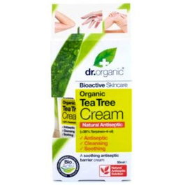 DR. ORGANIC Crème Antiseptique Arbre à Thé Organique 50ml