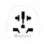 Verbatim 49549 Adaptateur de voyage universel WTEU-02 pour prises internationales vers Europe type E/F