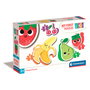 Clementoni My First Puzzle Fruits et Légumes - 20815 - 4 Puzzles Progressifs (3, 6, 9, 12 Pièces) - Jeu Éducatif pour Enfants à Partir de 2 Ans
