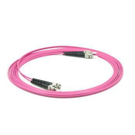 MicroConnect Câble à fibre optique OM4 Multimode Duplex ST-ST, 3m, Violet