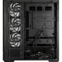 Zalman Boîtier PC Gamer P40 NAMU, Noir, Moyen Tour ATX, avec 4 Ventilateurs 120 mm ARGB, Ports USB Type-C/3.0, 2 Paniers Verre Trempé et Insert Bois