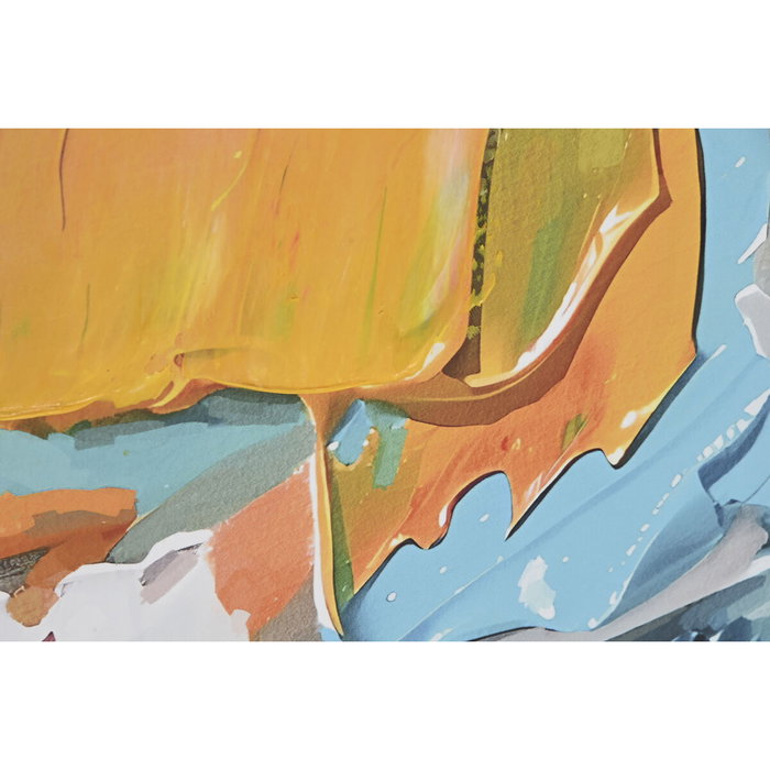 Toile Home ESPRIT Abstrait Urbaine 122,5 x 3,5 x 82,5 cm (2 Unités)