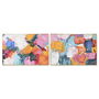 Toile Home ESPRIT Abstrait Urbaine 122,5 x 3,5 x 82,5 cm (2 Unités)