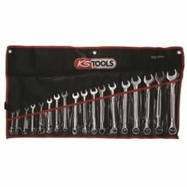 KS Tools Jeu de 18 clés mixtes métriques 6 à 24 mm