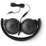 JBL Casque Tune 500 - Casque Supra Auriculaire avec Son Pure Bass, Conception Légère et Pliable, Noir