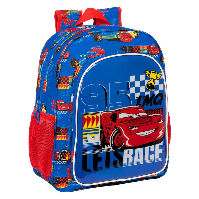 Cartable Cars Race ready Bleu 32 X 38 X 12 cm Cartable Cars Race ready Bleu 32 X 38 X 12 cm