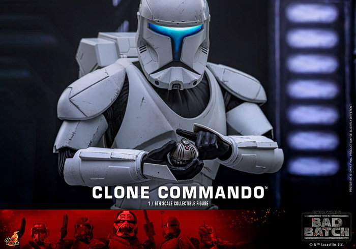 Hot Toys Star Wars: The Bad Batch figurine 1/6 Clone Commando 30 cm