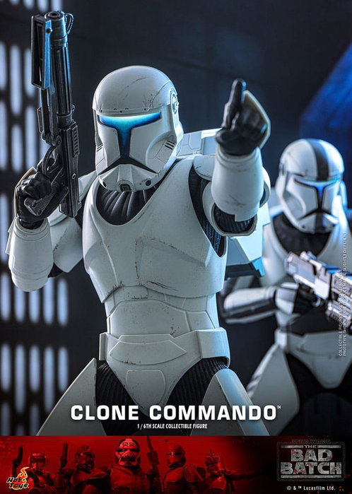 Hot Toys Star Wars: The Bad Batch figurine 1/6 Clone Commando 30 cm