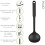 ORYX Cuillère de service Nylon Basic 32 x 9,5 cm