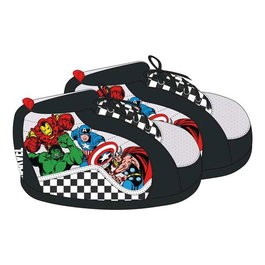 Marvel Pantoufle de maison botte Marvel T38/44, tailles 38 à 44, couleur noire pour enfants à partir de 3 ans