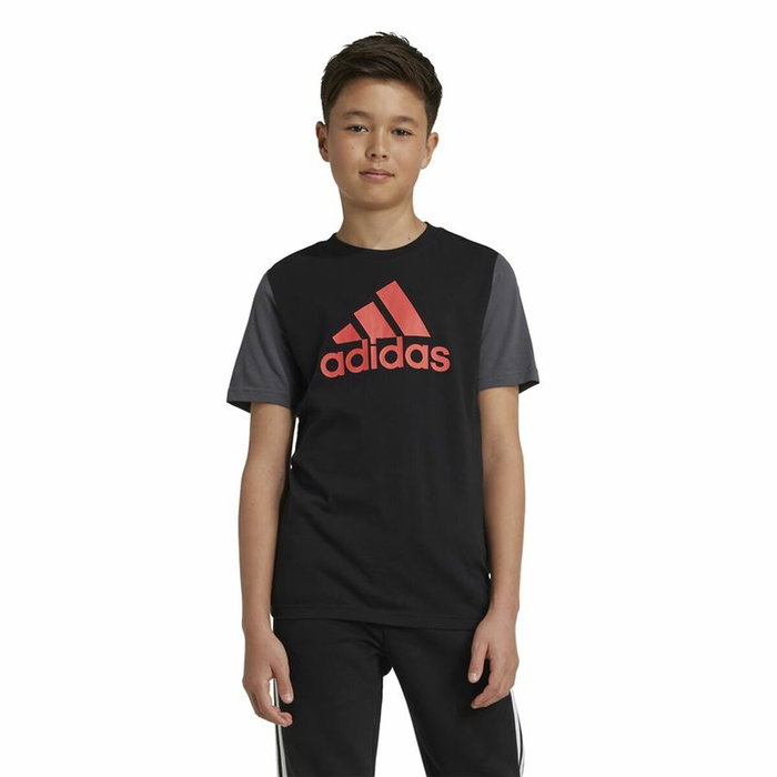 T-shirt à manches courtes unisex Adidas Essentials Noir