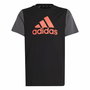 T-shirt à manches courtes unisex Adidas Essentials Noir