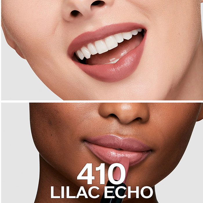Shiseido Rouge à Lèvres Technosatin Gel #410 Echo Lilas Hydratation 24h Satiné Confort Exceptionnel 3.30g