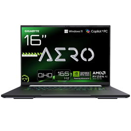 Gigabyte Aero X16 1WH93ESC64 R7 350 Ordinateur Portable 16" QHD 165 Hz AMD Ryzen AI 7 32 Go DDR5 1 To SSD RTX 5070
