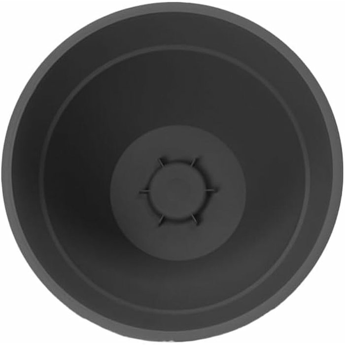 Eda Pot de fleurs Rond Osaka - Gris Anthracite - Ø 52 cm - 56,8 L