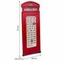 Plaque Murale Alexandra House Living Telephone Fer 75 x 30 cm