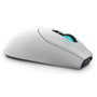 Dell Alienware AW620M Souris Gaming Sans Fil 26000 DPI RGB Ergonomique Droitière Lunar Light