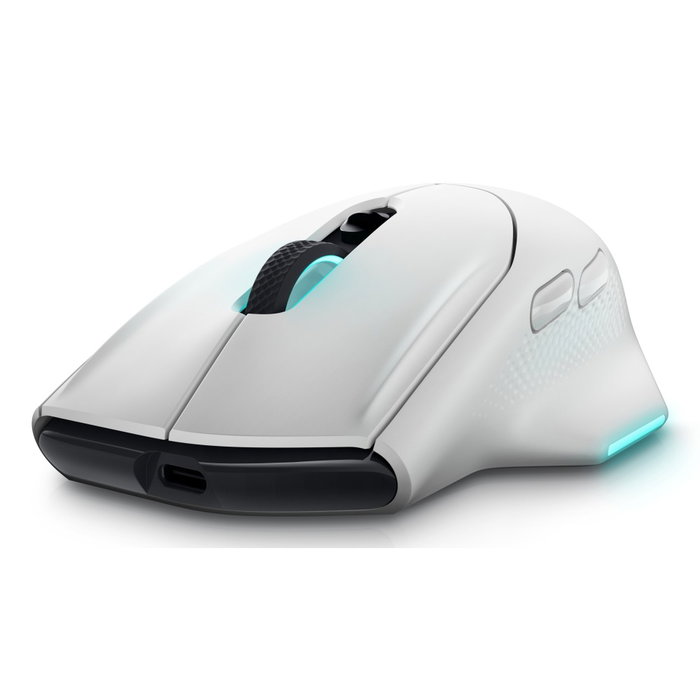 Dell Alienware AW620M Souris Gaming Sans Fil 26000 DPI RGB Ergonomique Droitière Lunar Light