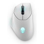 Dell Alienware AW620M Souris Gaming Sans Fil 26000 DPI RGB Ergonomique Droitière Lunar Light