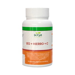 SOTYA Vitamine B12 + Fer + Vitamine C 510mg