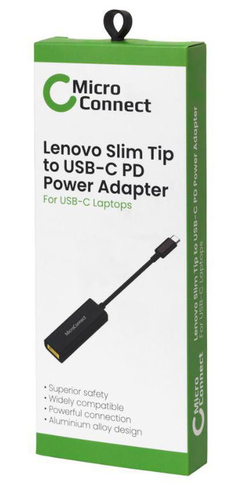 MicroConnect Adaptateur USB-C vers prise carrée Lenovo USB3.1C-LEN - Connexion USB Type-C Power Delivery pour chargeur MicroConnect Adaptateur USB-C vers prise carrée Lenovo USB3.1C-LEN - Connexion USB Type-C Power Delivery pour chargeur