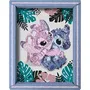 Lansay - Kit de Création Séquence Stitch & Angel - Jeu Art Déco pour Enfants Dès 7 Ans - Collection Sequins - Inclut Plaque, Sequins et Épingles