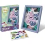 Lansay - Kit de Création Séquence Stitch & Angel - Jeu Art Déco pour Enfants Dès 7 Ans - Collection Sequins - Inclut Plaque, Sequins et Épingles
